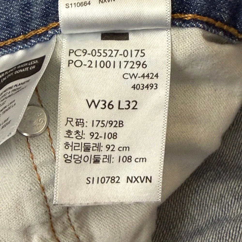 Levi's 527 Slim Bootcut Jeans Mens 36x32 Medium Wash‎ Denim Blue 05527-0175